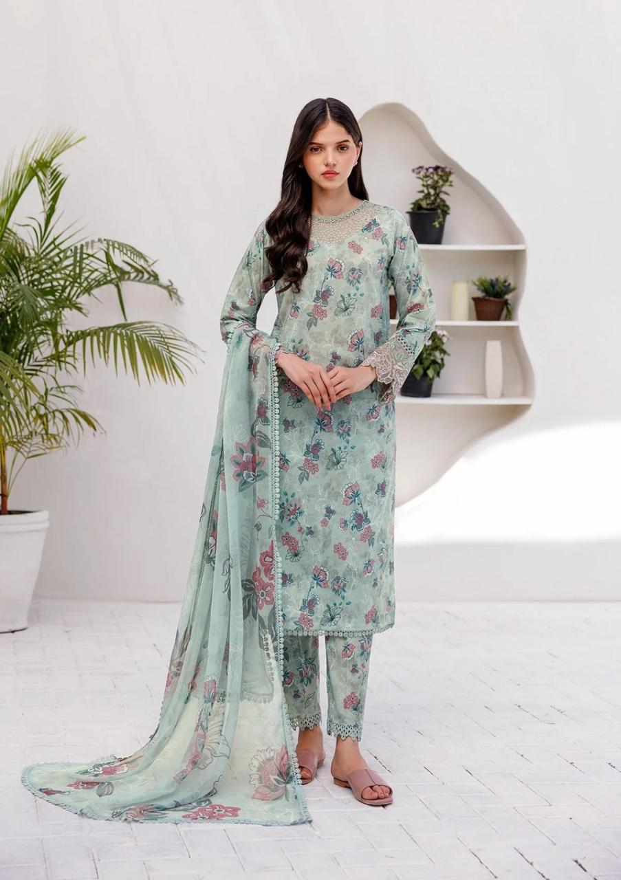 LAMISOL LAWN-3Pc-EMB - LAMISOL FASHION