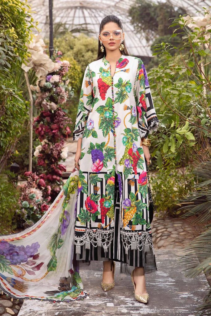 MARIA B LAWN-3Pc-PRINTED